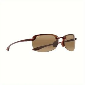 Polarized Pilot Fashion Sunglasses - Suitable for sports, fishing, golf, surfing and driving (Color: Brown lenses, brown legs)