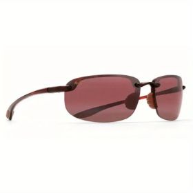 Polarized Pilot Fashion Sunglasses - Suitable for sports, fishing, golf, surfing and driving (Color: Red lens brown legs)